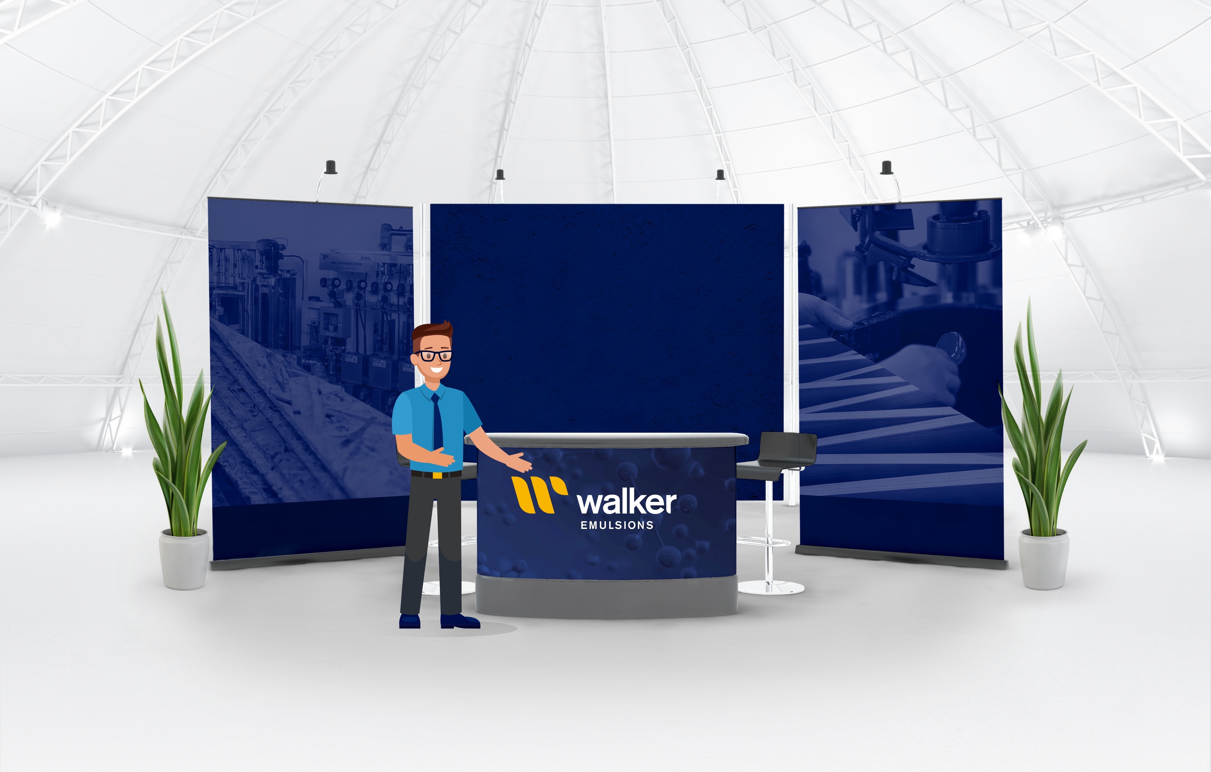Walker Emulsions exhibition booth