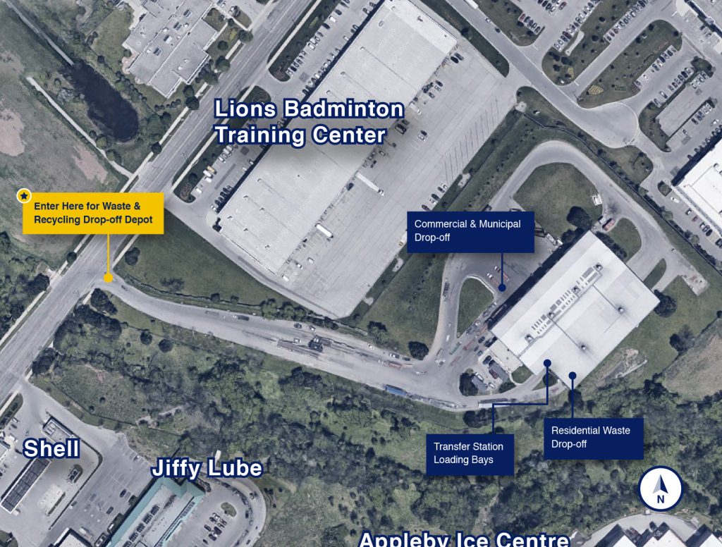 Walker Industries Halton Waste Disposal map