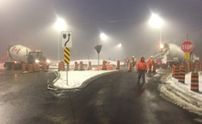 Alvanley roundabout