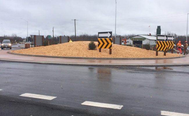 Alvanley roundabout