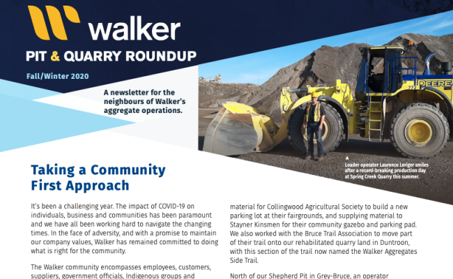 Fall - Winter 2020 Newsletter