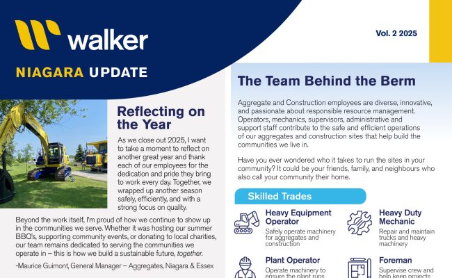 Fall - Winter 2025 Niagara Newsletter