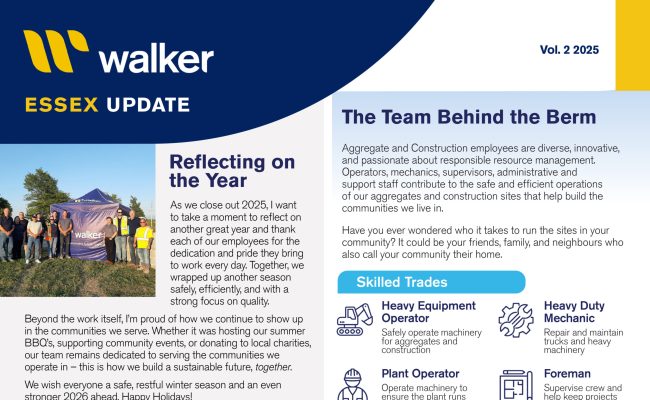 Fall - Winter 2025 Essex Newsletter