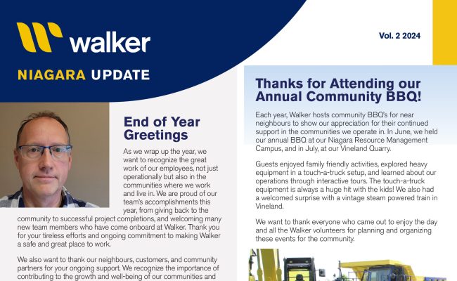 Fall - Winter 2024 Niagara Newsletter
